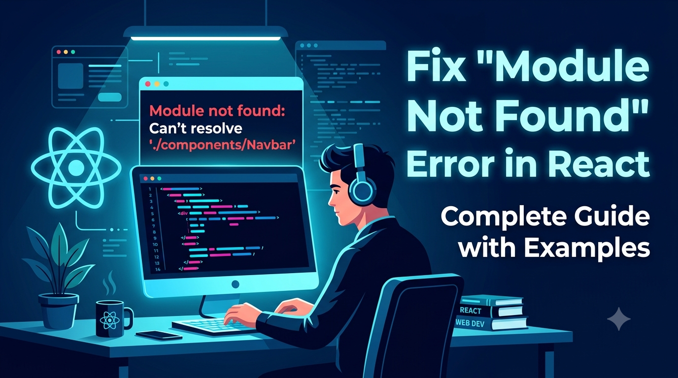 How to Fix "Module Not Found" Error in React (Complete Guide with Examples)
